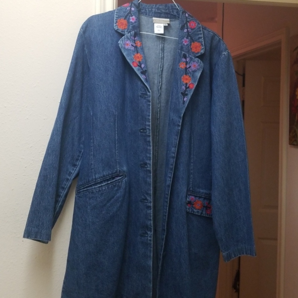 Coldwater Creek Denim coat